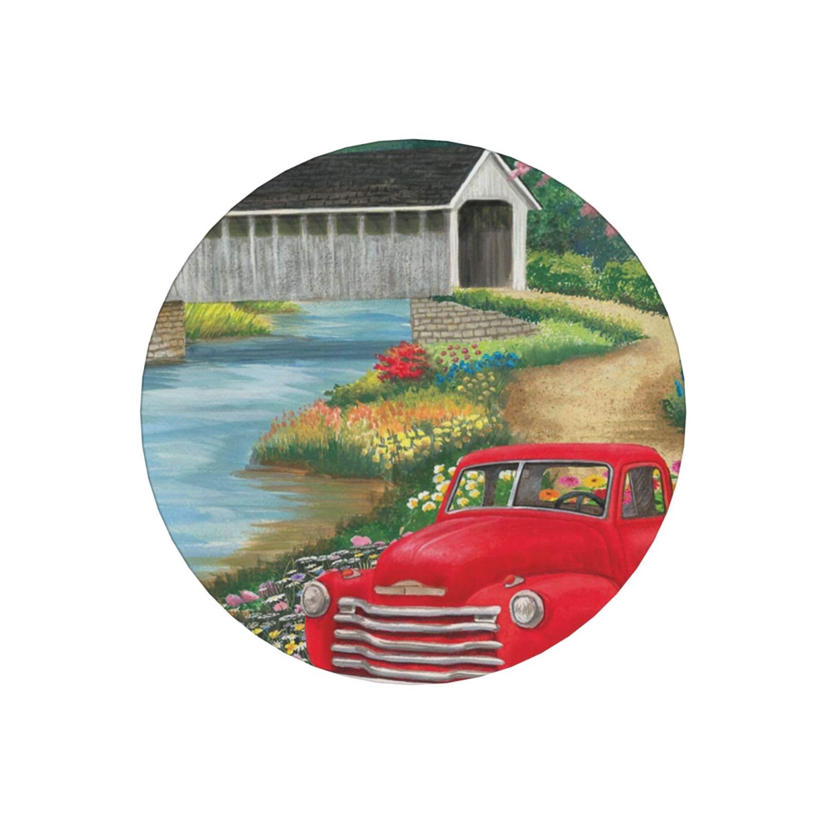 Dessous de verre en céramique liège table camionnette décoration mariage lot de 6