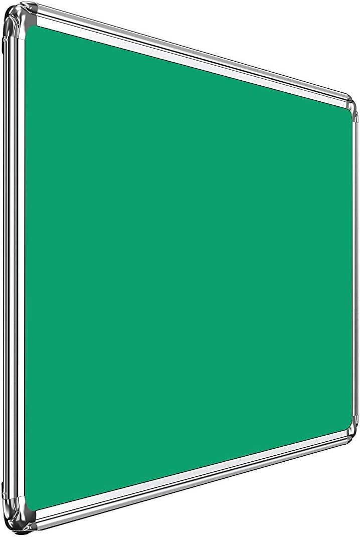 MS International (Non-Magnetic) Chalkboard Lightweight Aluminium Frame, 1.5x2 Feet (45x60 cm), Pack of 1
