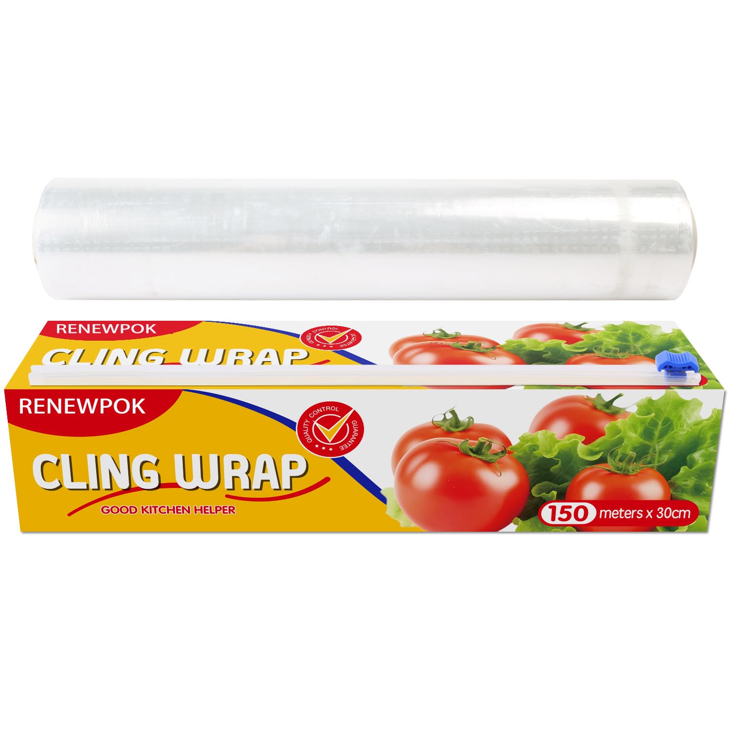 Film alimentaire en plastique transparent sans BPA 30 cm x 150 m