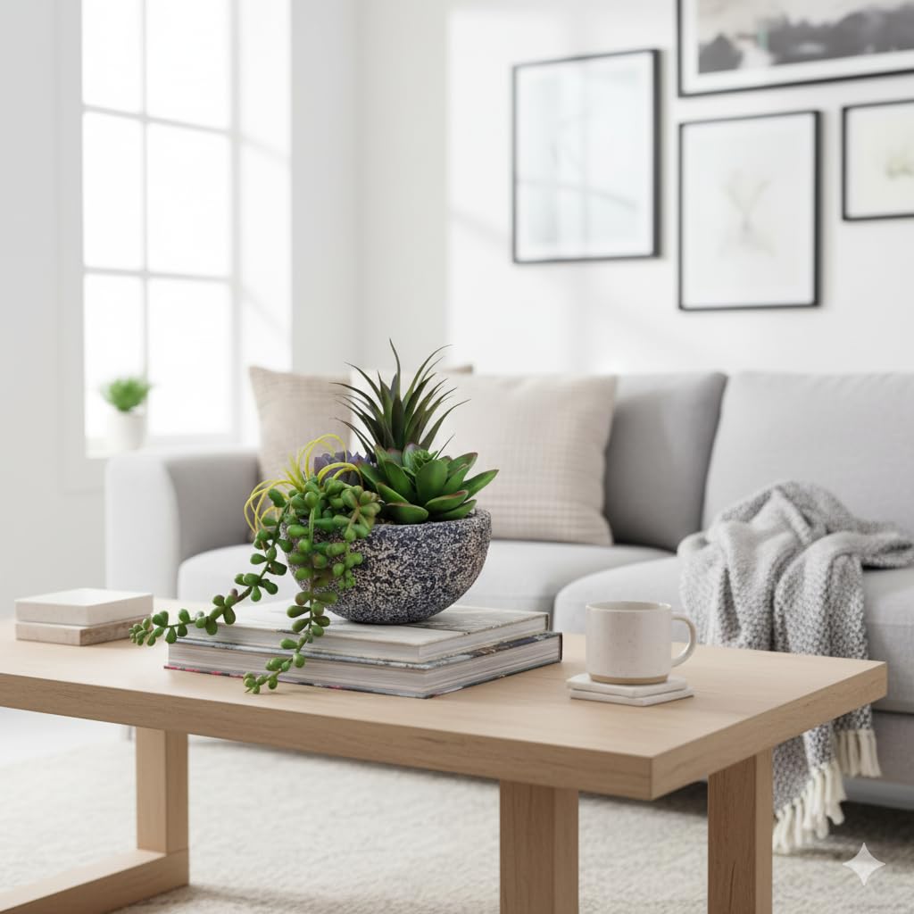 Realistic Artificial Fern Plant - No Maintenance Decor -7 Realistic Artificial Fern Plant - No Maintenance Decor -7