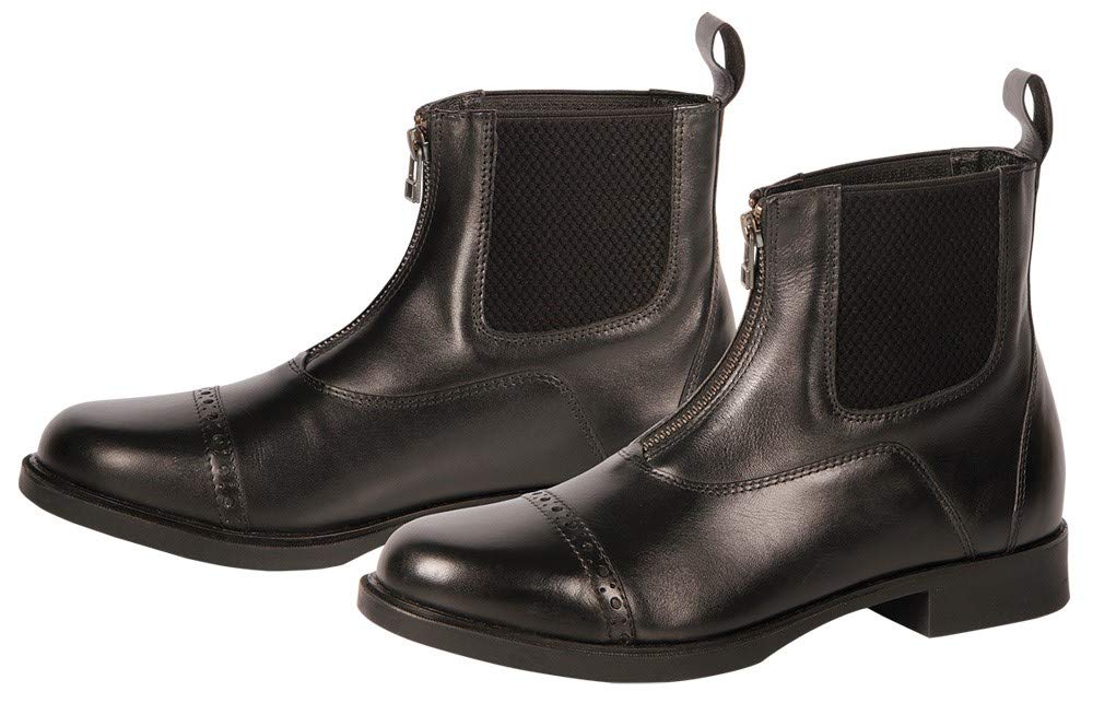 Harry's Horse Jodhpur Fermeture éclair en cuir Hickstead - Couleur : noir - Taille : 39