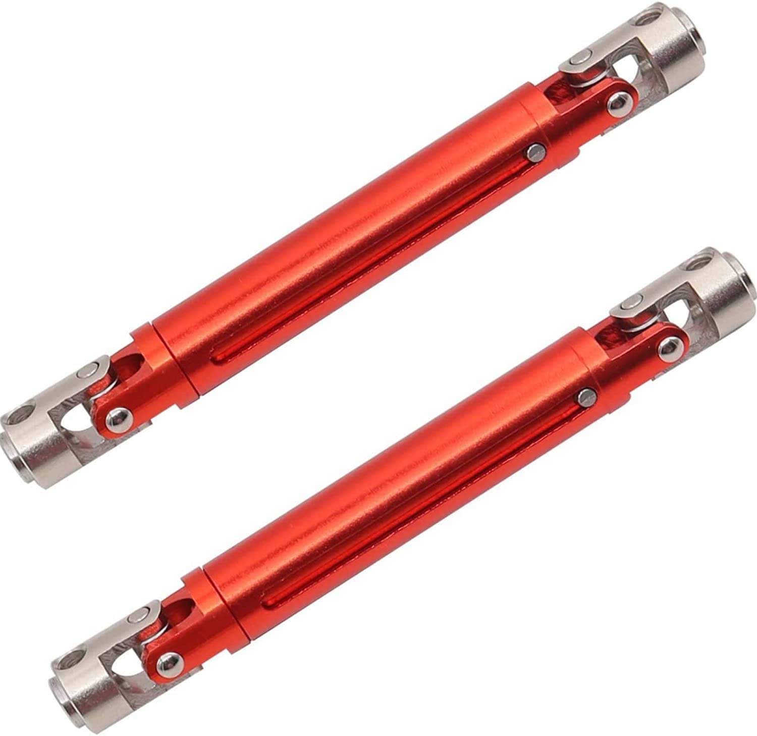 2Pcs Center Driveshafts for Redcat Gen 8 V2 Dive Shafts Upgrades Parts Everest Gen8 Scout II RER11415 Red