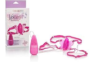 CalExotics Original Venus Butterfly Vibrator –Hands Free Strap On Personal Massager