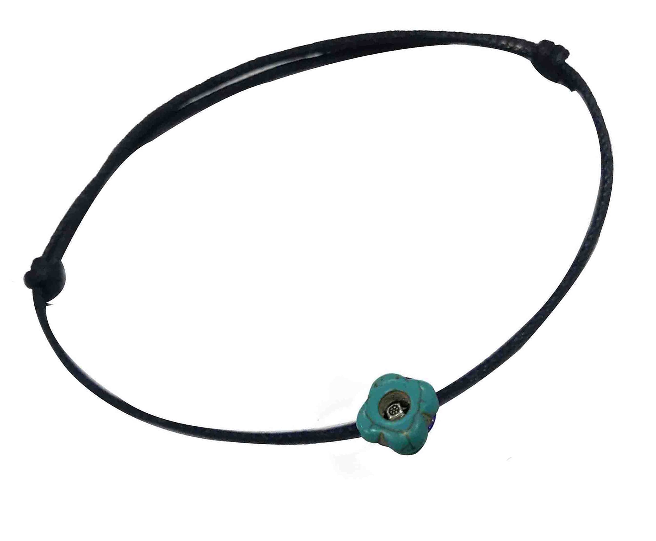 GURJARI JEWELLERS Black Thread with difernce TURQUOISE Bead Anklets for Girls/nazariya anklet (Rectangular) (B0B1821R49) Amazon Price History, Amazon Price Tracker