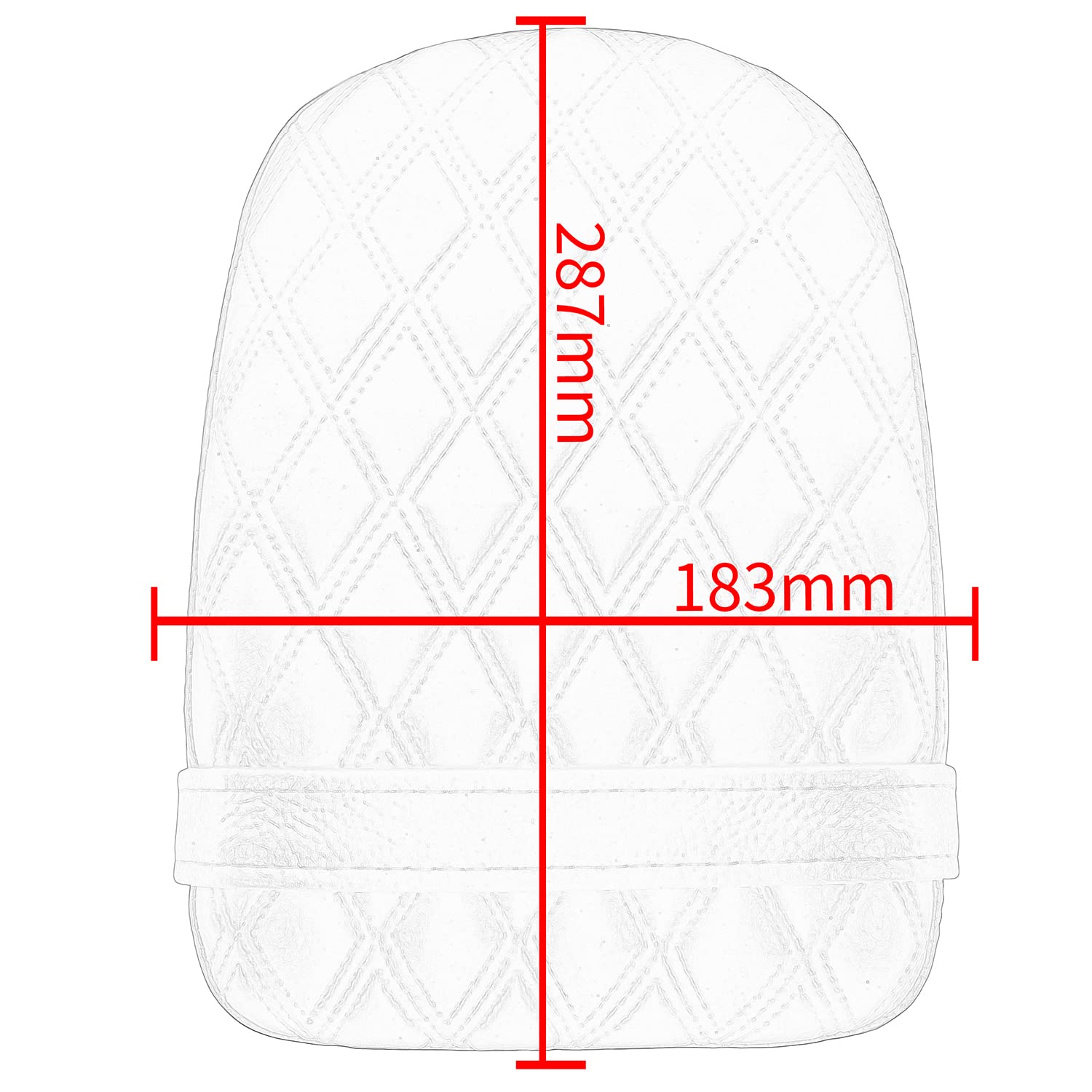Cubierta de asiento de pasajero trasero de moto, guardabarros, sección trasera de carenado, almohadilla de cojín de cuero suave Para Rebel CMX 300 500 CMX300 CMX500 2017-2023 (Trasero-Negro)