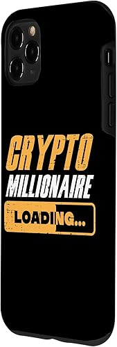 Vista 32 de Funda para iPhone 14 Pro Max Crypto Millionaire Loading Cryptocurrency Trader Hombres Mujeres