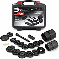 Vista 11 de Powerbuilt Master Hub Puller - Juego de herramientas extractoras de cubos, remover e instalar cubos y ejes de rueda de automóvil, Ford y Mercury