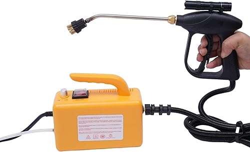 Upthehill - Limpiador a vapor presurizado de alta temperatura de 1600 W, vaporizadores de mano multiusos, máquina de limpieza a vapor portátil,