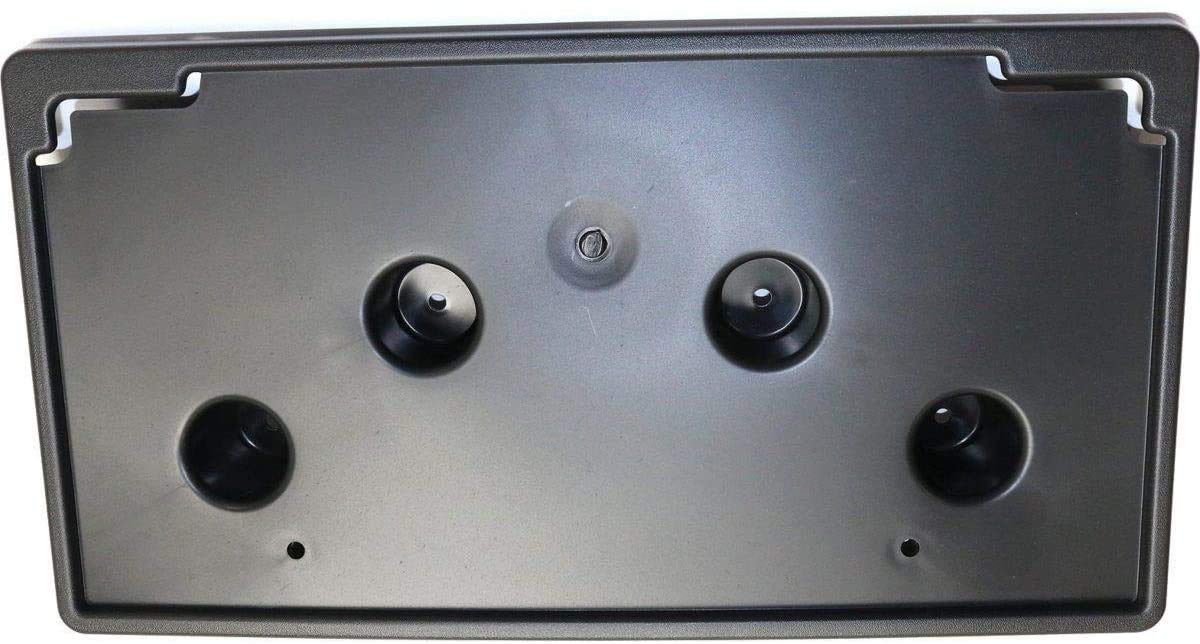 I-Match Auto Parts Front License Plate Frame Tag Holder Mounting Bracket, Off-Road Package, Black Textured, For 2015 2016 2017 2018 2019 2020 Chevrolet Tahoe and Chevrolet Suburban, 23236459 GM1068158