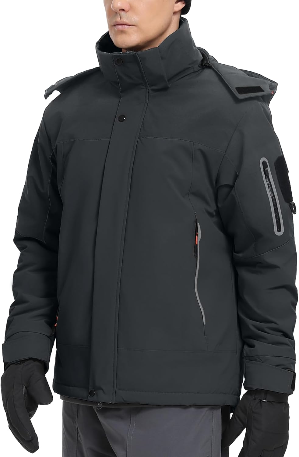 Men's Heated Jacket Winter Waterproof Ski Jacket Insulated Windproof Outdoor Heated Coat Mountain Windbreaker - Image 2