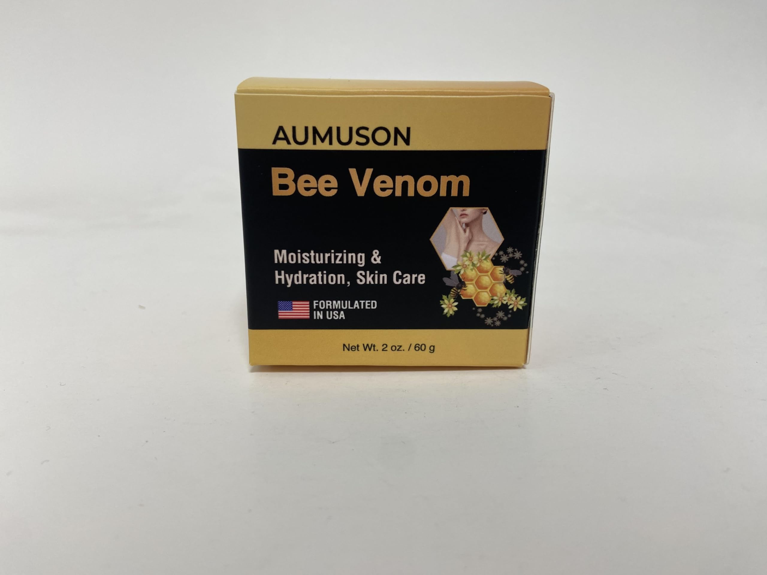 AUMUSON Bee Venom Cream,Natural bee venom cream delicate and gentle for all skin types-4OZ