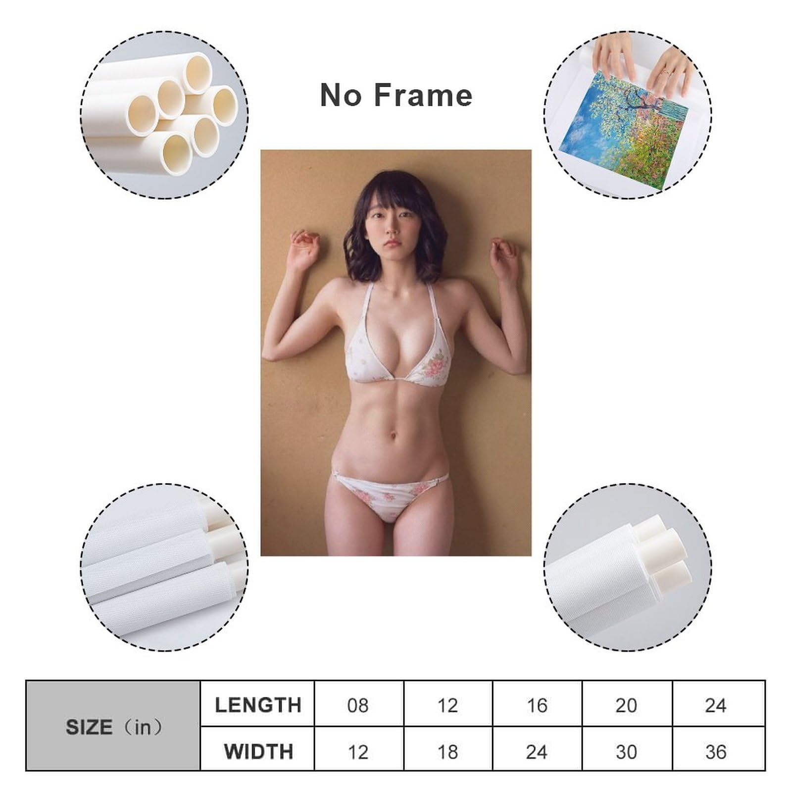 Amazon.co.jp: 吉岡里帆セクシー水着下着ピュアポスター (73