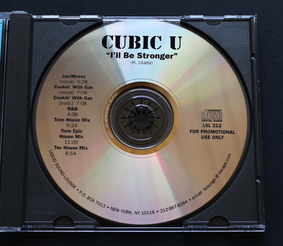 宇多田ヒカル Cubic U ‎– I'll Be Stronger Amazon.co.jp: CUBIC U 宇多田ヒカル HIKARU UTADA I'LL BE