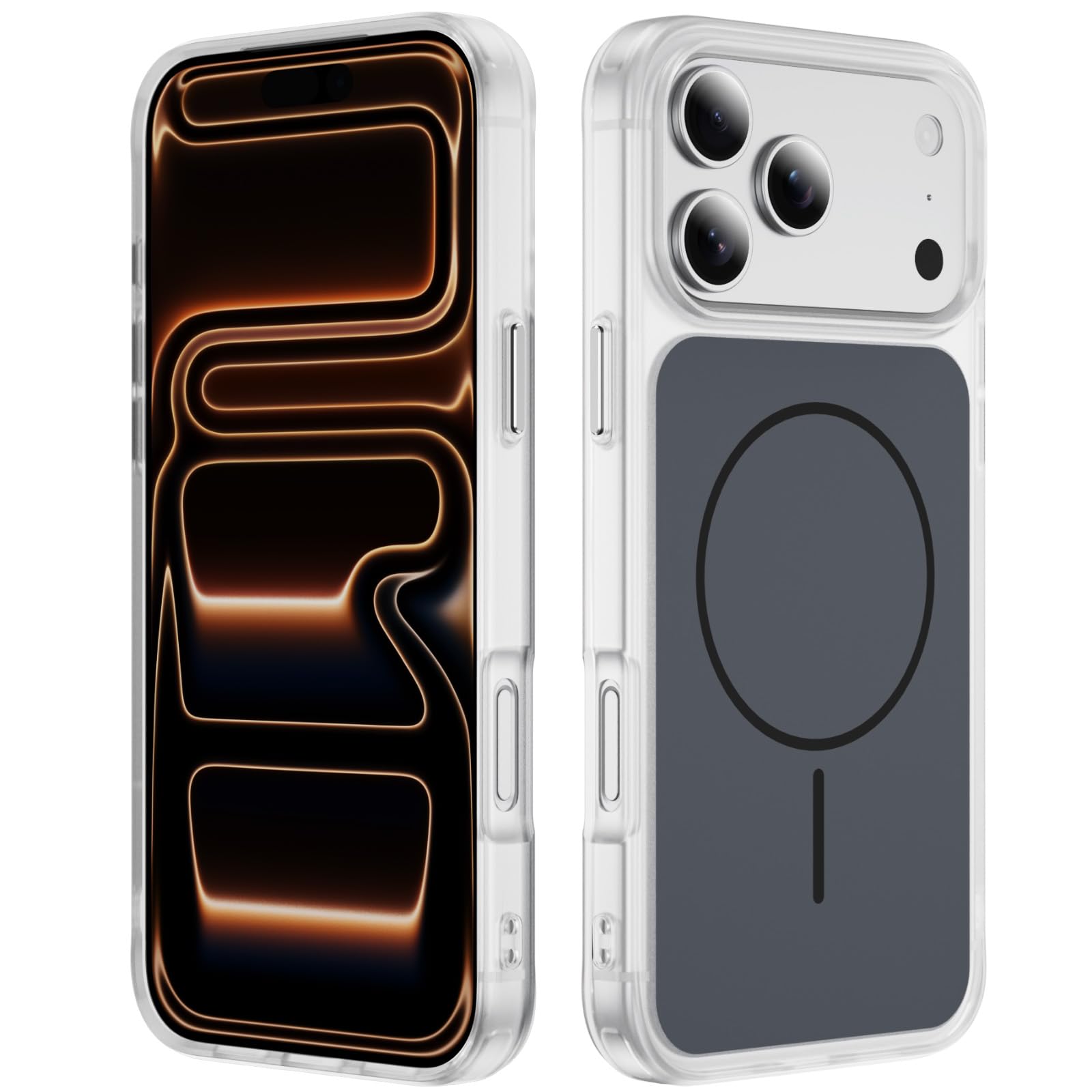 Coque iPhone 17 Pro MagSafe noire antichoc fine LEMAXELERS - 8