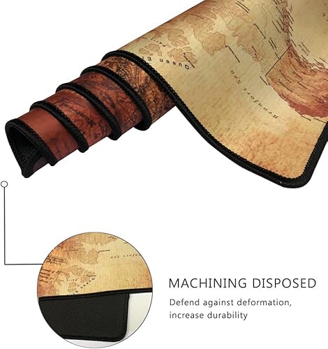 Miniatura 9 de Cmhoo Alfombrilla de mouse XXL para juegos de 35.4 x 15.7 pulgadas, alfombrilla de mouse profesional grande y alfombrilla de mouse para juegos de