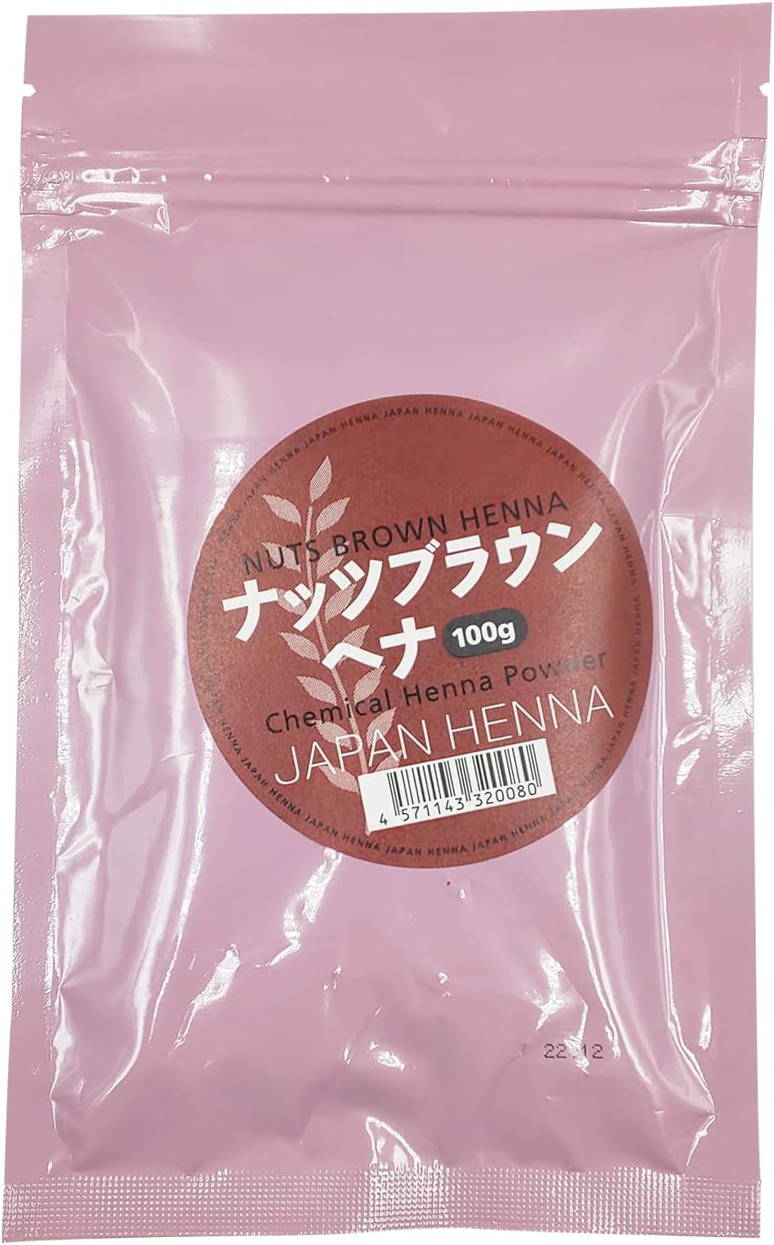 ジャパンヘナ ナッツブラウン 100g