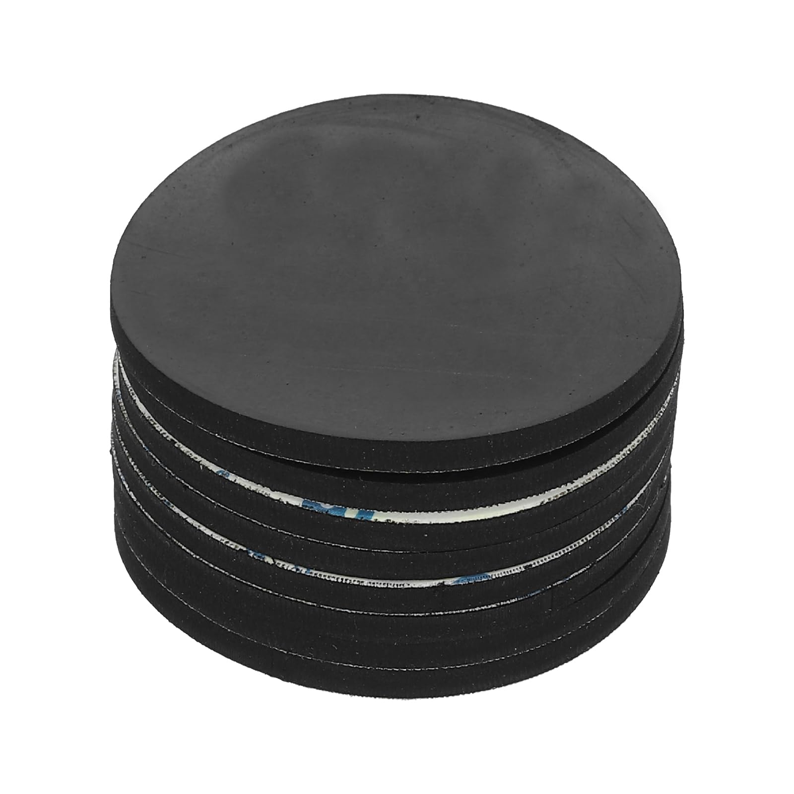 PATIKIL Non Slip Furniture Pads 2-3/16" (55mm x 3mm), 16 Pcs Adhesive Backed Round Rubber Feet Anti-Scratch Rubber Furniture Grippers for Hardwood Floor Electronics Bed Drawers DIY