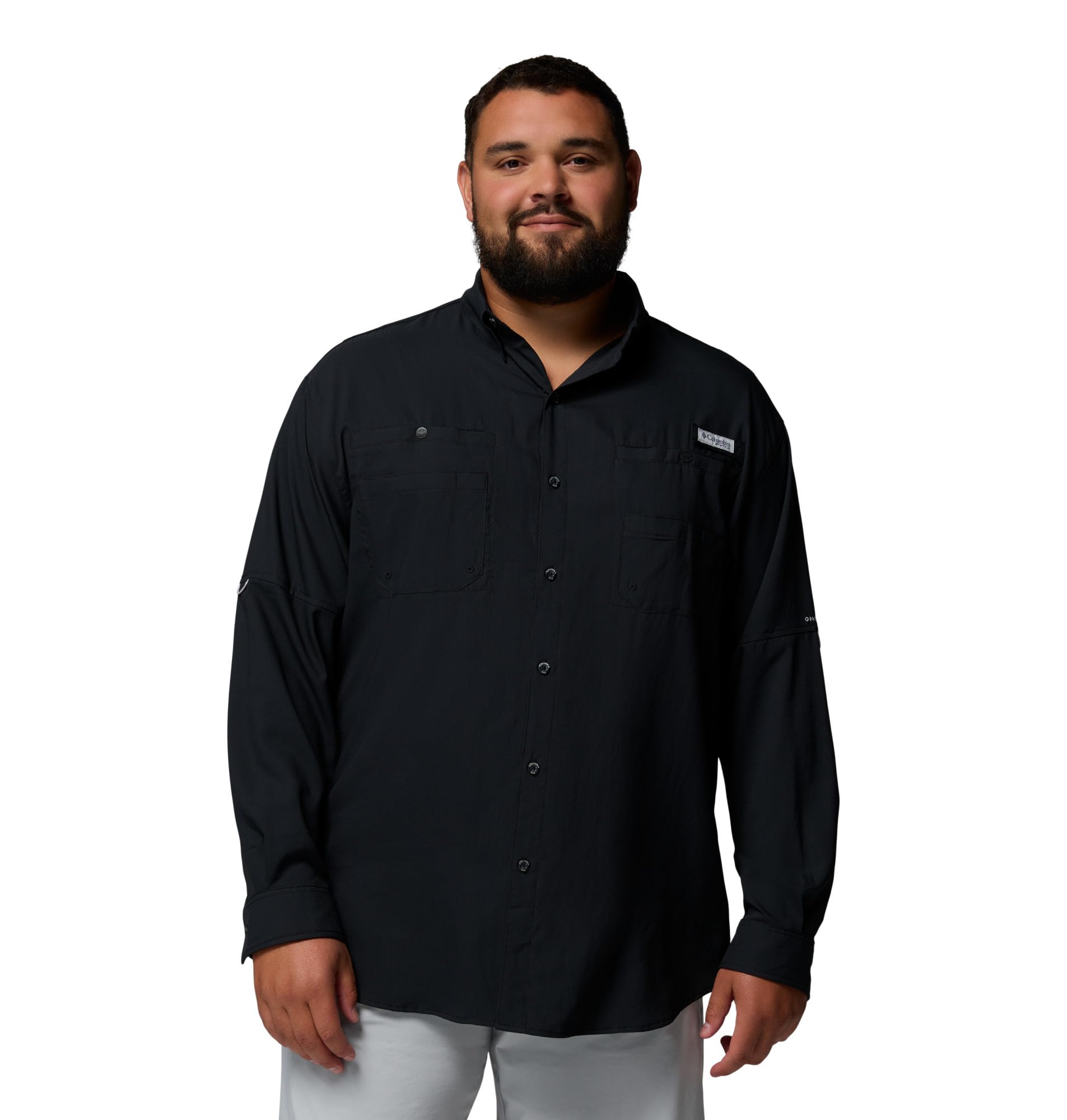 Columbia PFG Tamiami II Long Sleeve Shirt, Camicia Sportiva A Maniche Lunghe Uomo