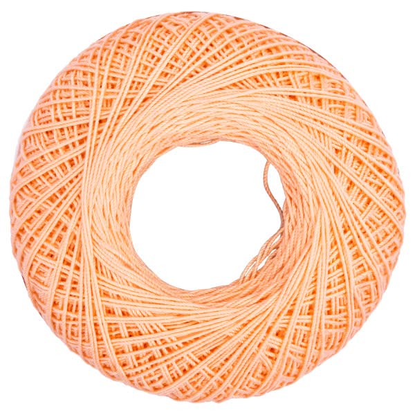 Image of Aunt Lydia Classic Light Peach Crochet - 3 Pack of 350y /320m - Cotton - Gauge 10 - Crochet