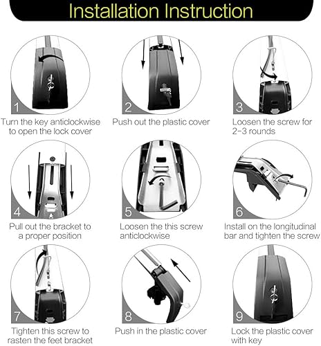 Miniatura 3 de MotorFansClub Barras transversales para portaequipajes Hyundai Santa Cruz SE SEL Premium Night Limited con rieles laterales empotrados 2022 2023