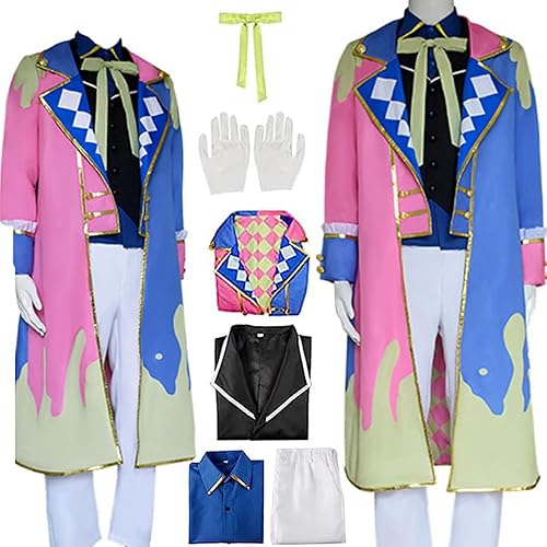 Kamishiro Rui - Traje de cosplay para disfraz de proyecto Sekai Rui, uniforme con peluca para Halloween para hombres
