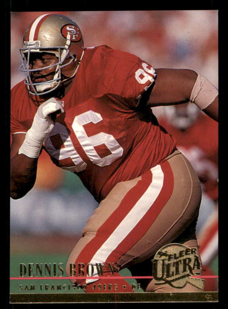 Amazon.com: Football NFL 1994 Fleer Ultra #274 Dennis Brown #274 