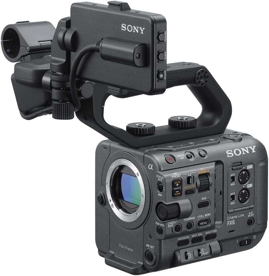 A professional cinema camera.