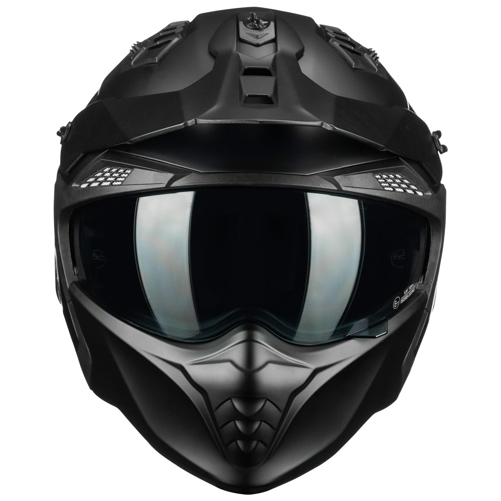 ILM Casque Moto Homme Femme Homologué ECE22.06 Modulable Jet Vintage Rétro Scooter Trottinette Electrique ATV Adulte avec Visiere HS711