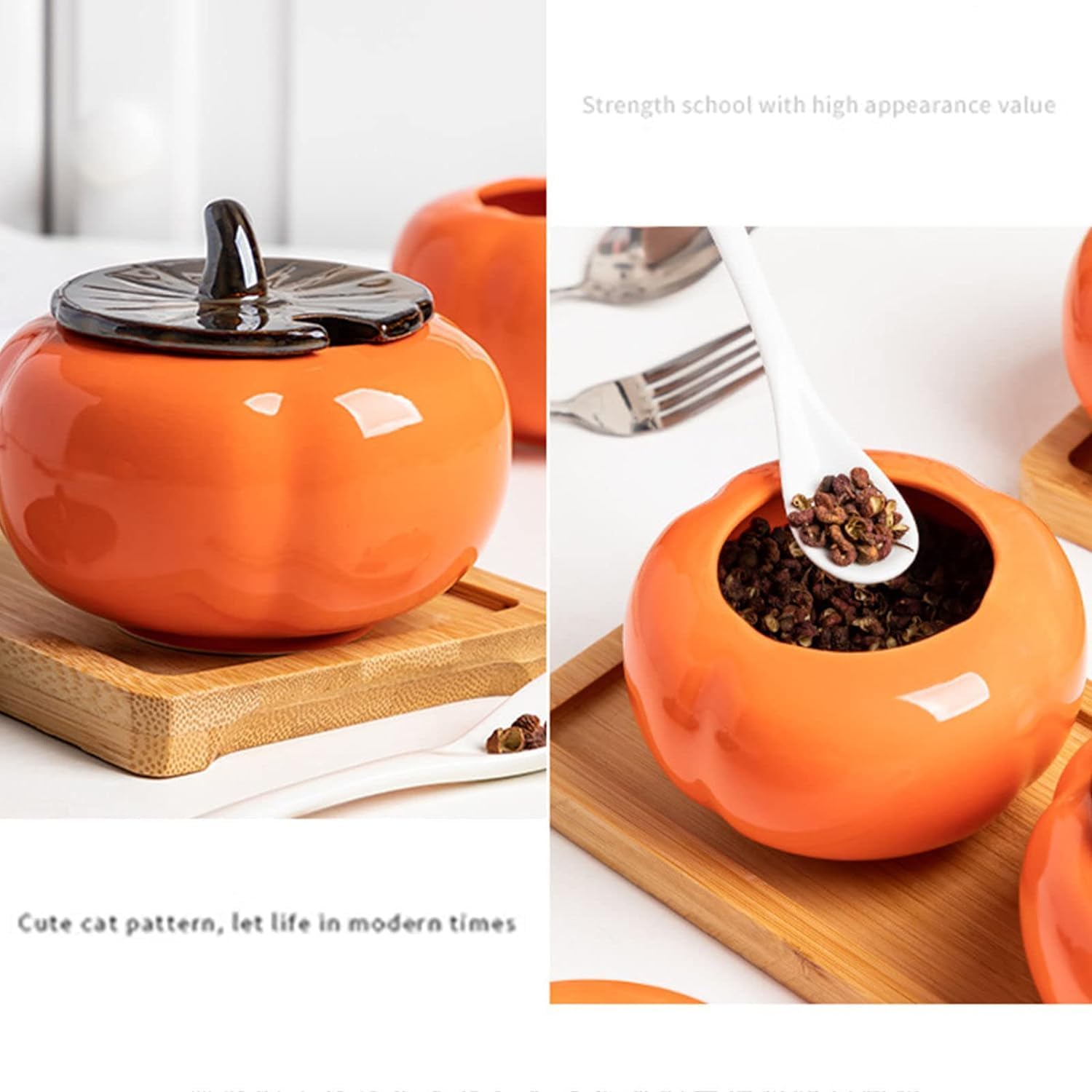 Sugar bowlOrange Sugar Bowl with Lid 220ml,Oranje