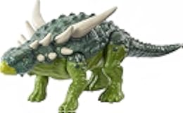 Mattel Jurassic World Fierce Force Dinosaur Action Figure, Sauropelta Dino Toy with Movable Joints, Realistic Sculpting & Single-Strike Motion