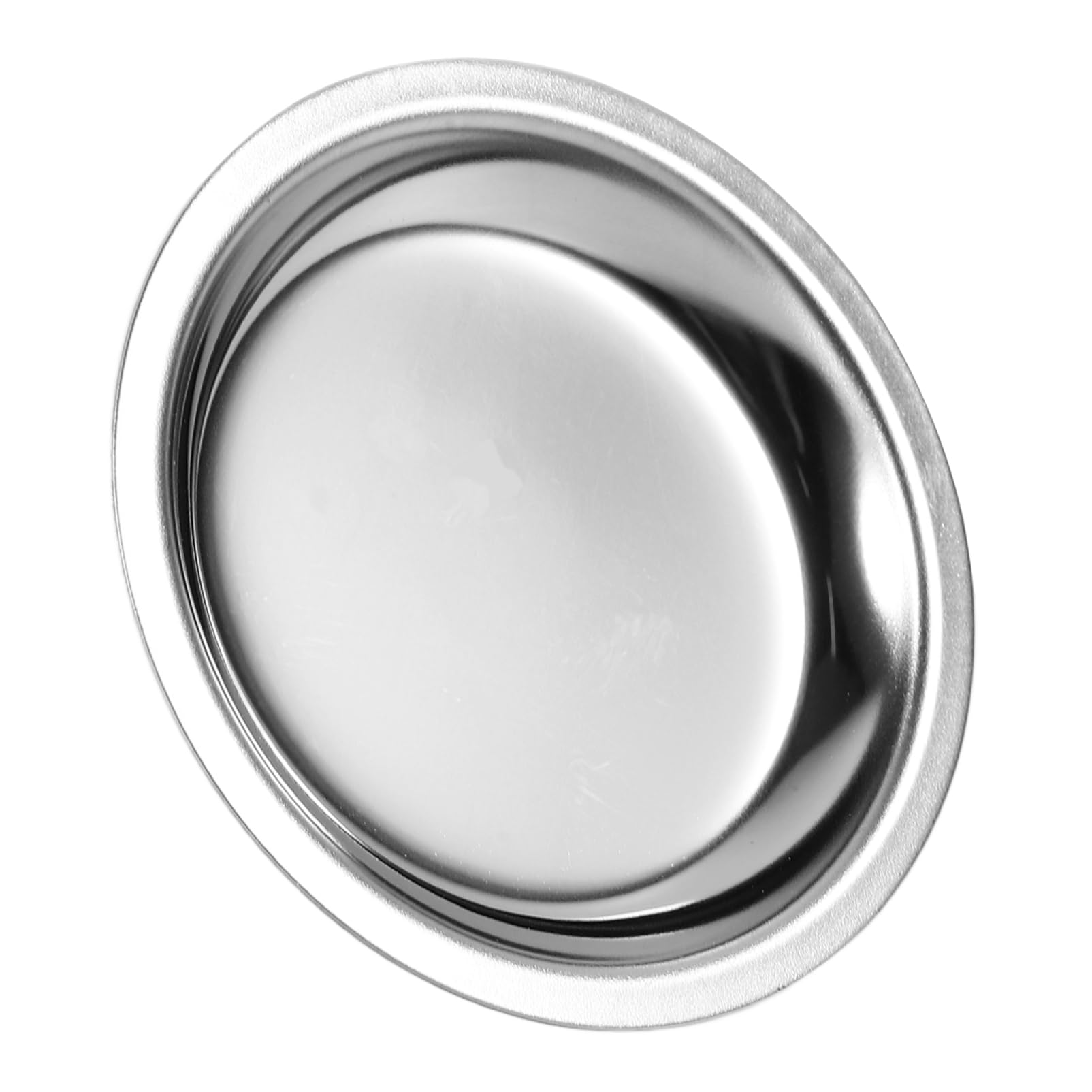 Zerodeko 1PC Teabag Dish for Mug: Stainless Steel Tea Bag Storage Round Saucer Coaster Mat Sushi Soy Dipping Dish Saucer Tea Bag Coaster - Silver