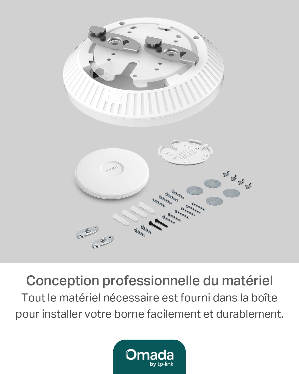 TP-Link Omada EAP772 Point d'accès WiFi 7 BE9300 Tri Bande 6 GHz 2.5 Gigabit