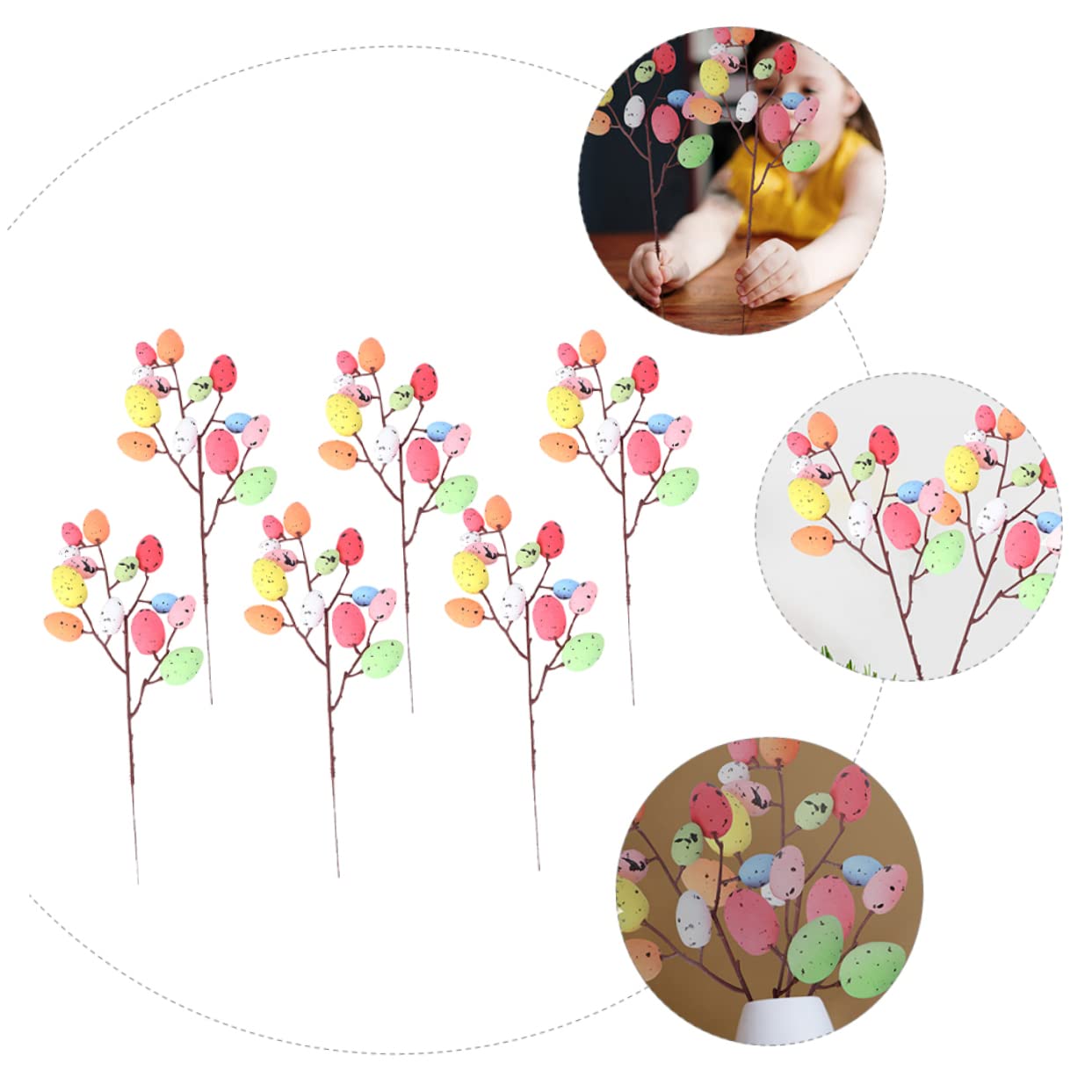 3juegos De Pascua Decorativos para Fotografía Adornos De y Jardín Accesorios De Fiesta y