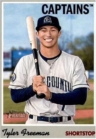 Amazon.com: 2019 Topps Heritage Minors Baseball #73 Tyler Freeman Lake