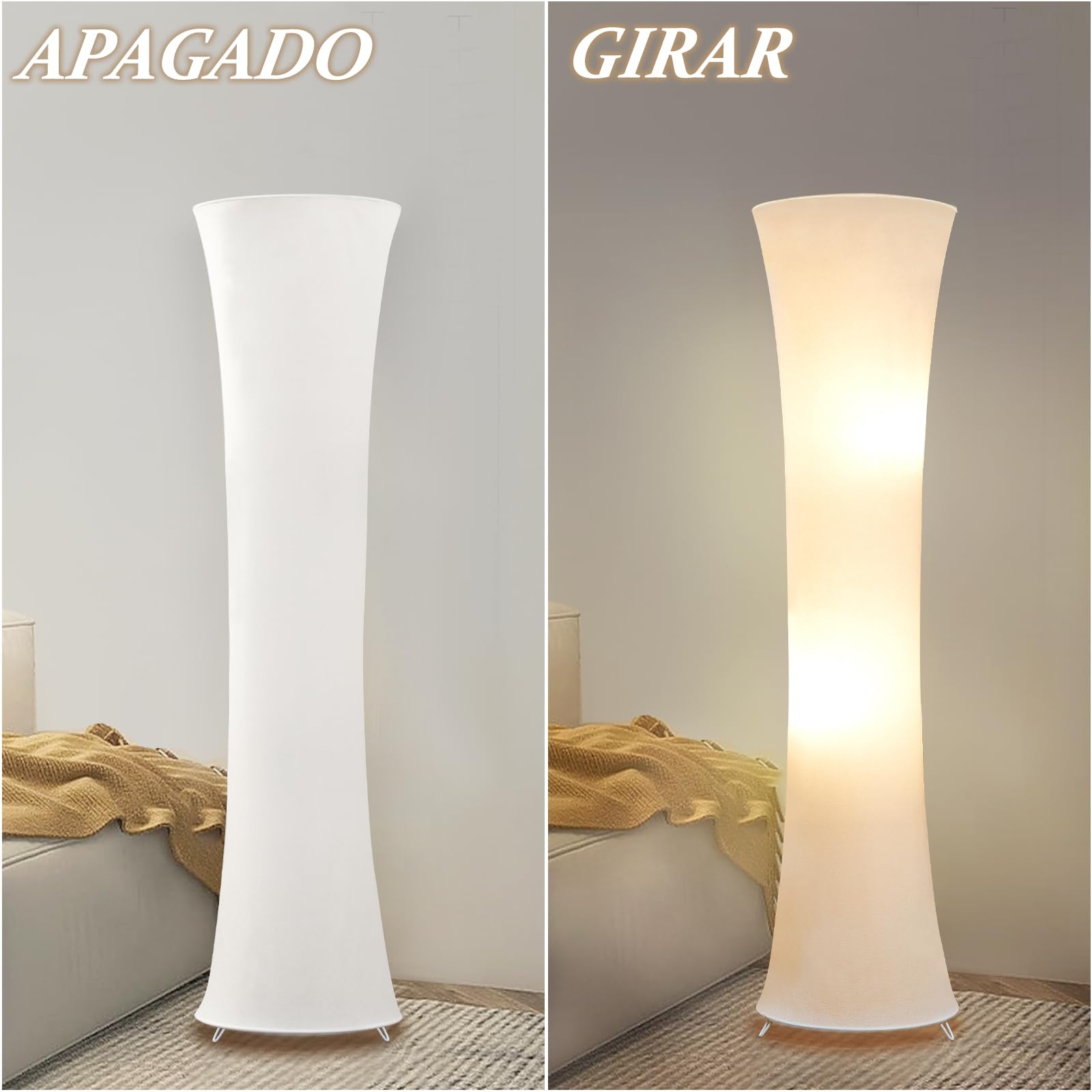GyroVu Lámpara de Pie de 46" para Sala de Estar