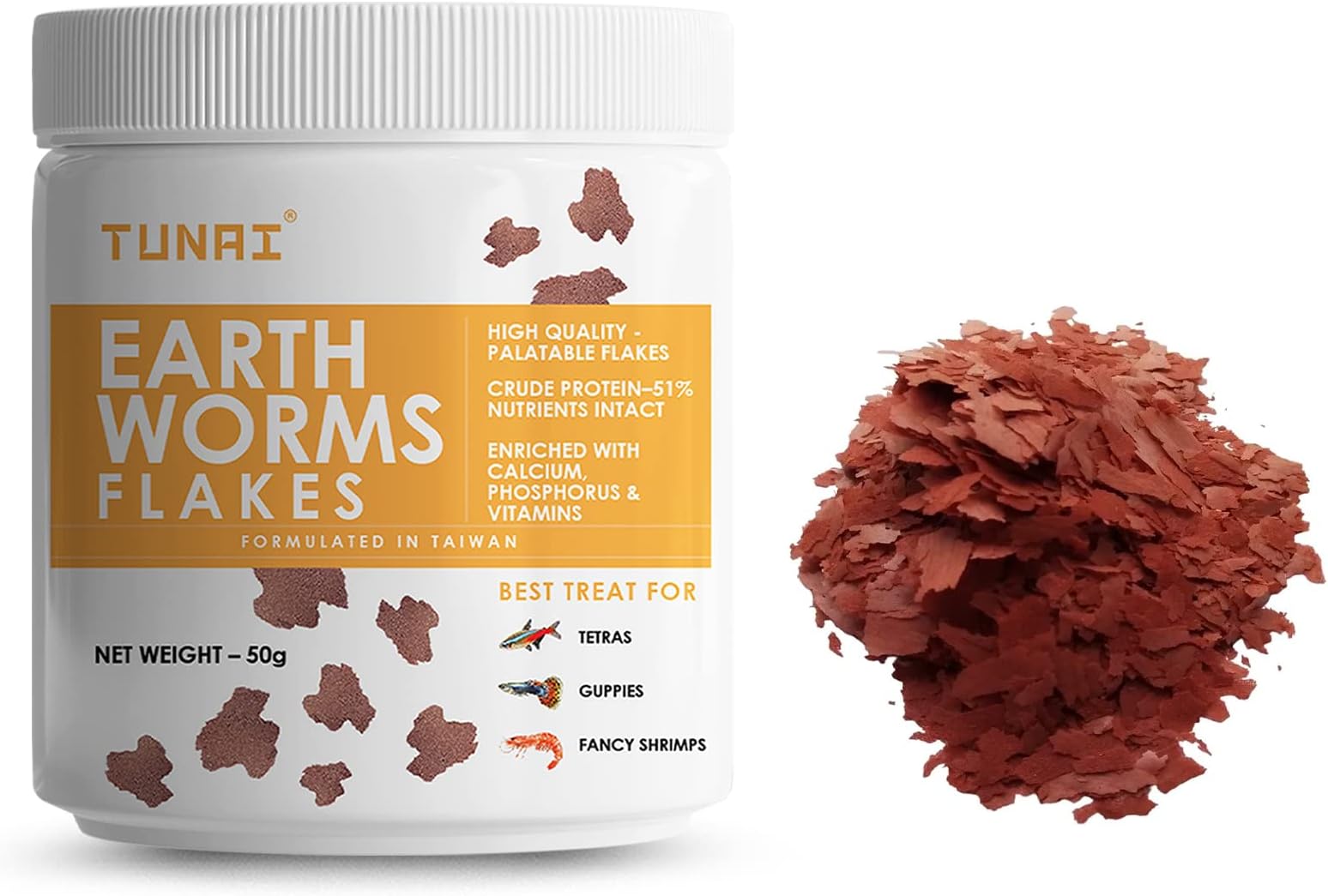 Earth Worms Flakes