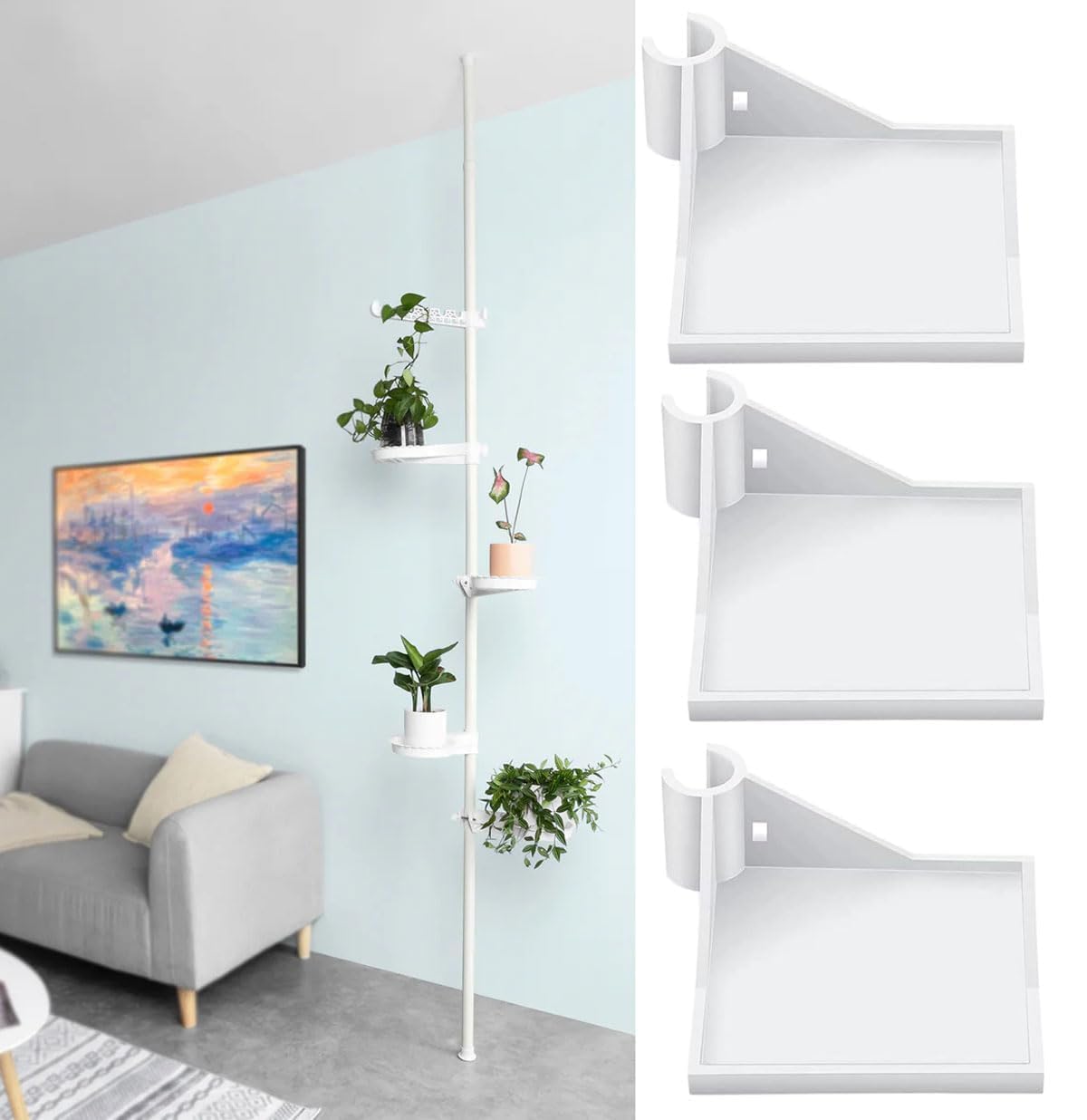 4 Pezzi Mensola Angolare Per Tenda Da Coltivazione,robusta Mensola Per