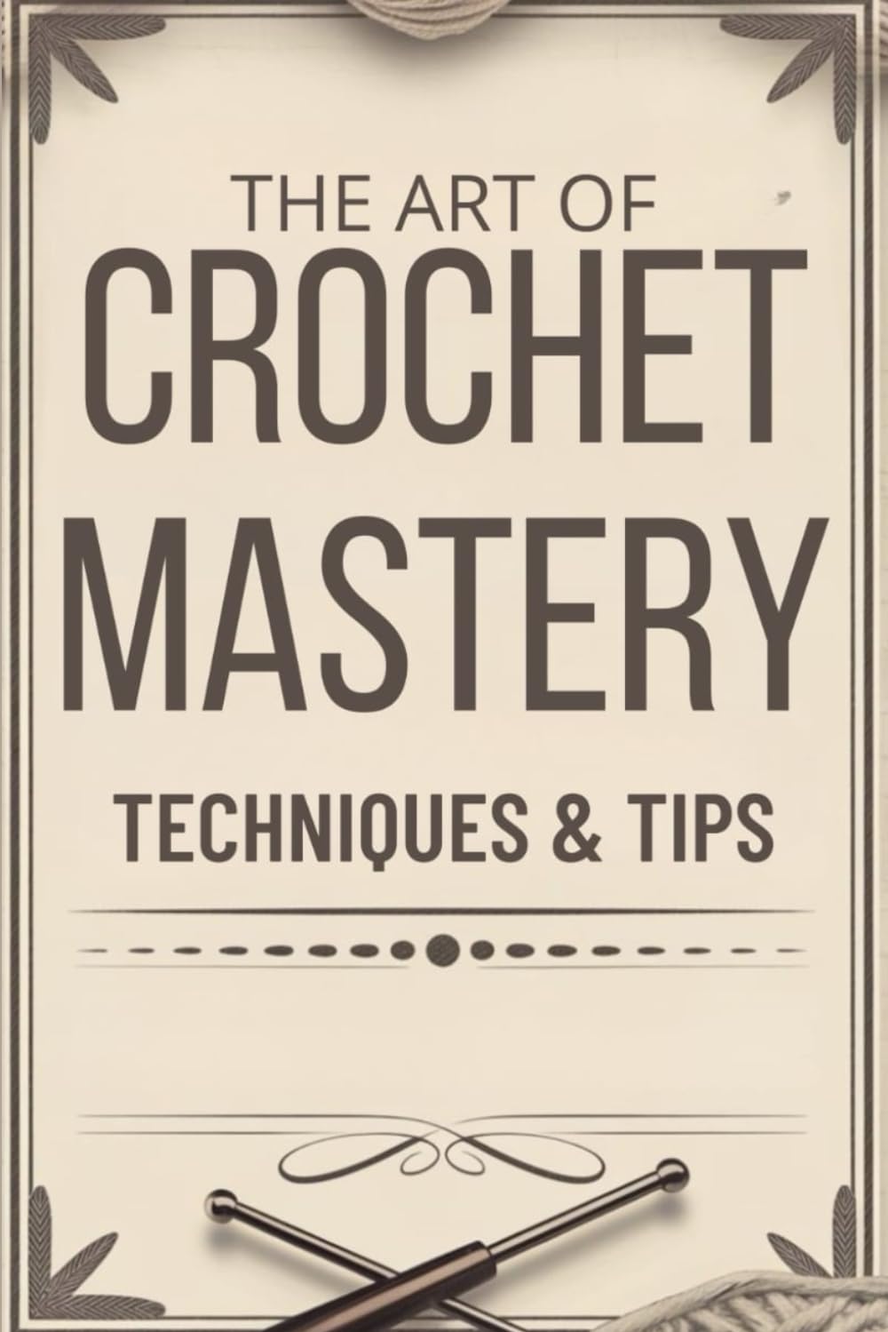 The Art of Crochet Mastery Techniques & Tips: Learn Crochet with Clear Techniques, Helpful Tips, and Creative Ideas for All Skill Levels
