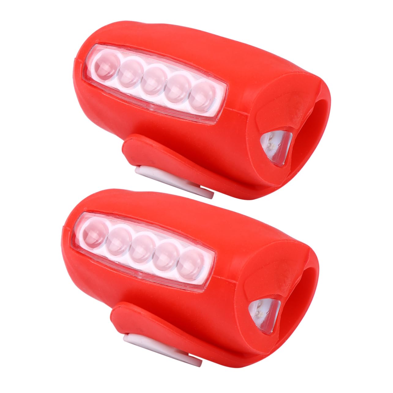 VANZACK Light Cycling Headlight Taillight 7led Bike Light Night Riding Safety Easy to Attach for Bikes