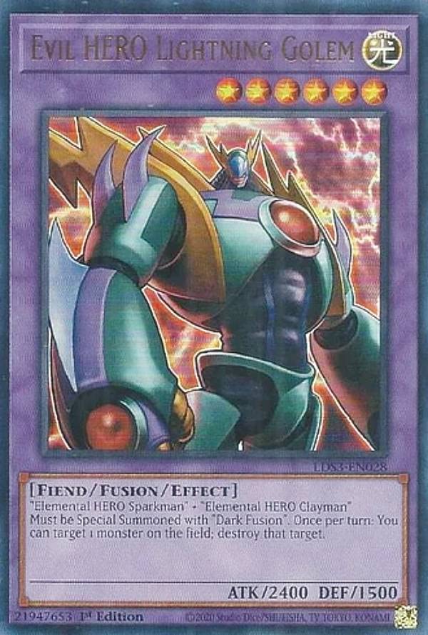 Amazon.co.jp: 遊戯王 LDS3-EN028 E－HERO ライトニング 