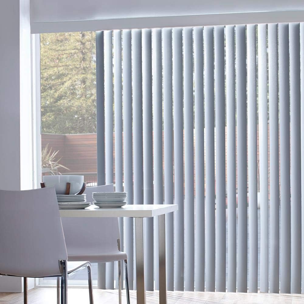 Ultra Premium White Vertical Blind - Fully Custom Length and Width