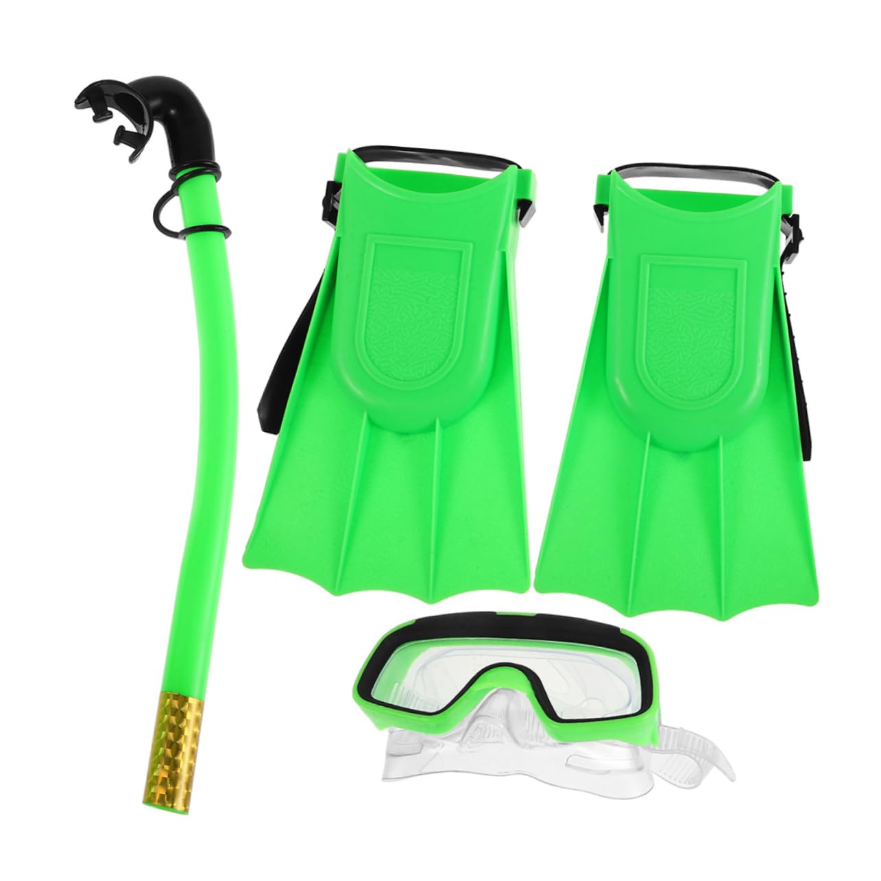 HANABASS Kids Diving Equipment Snorkeling Goggles Fins Kids Flippers Goggles Set for Swimming