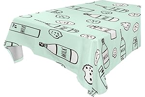 Adorable Childish Cute Milk Bread Tablecloth for Sweet Gatherings