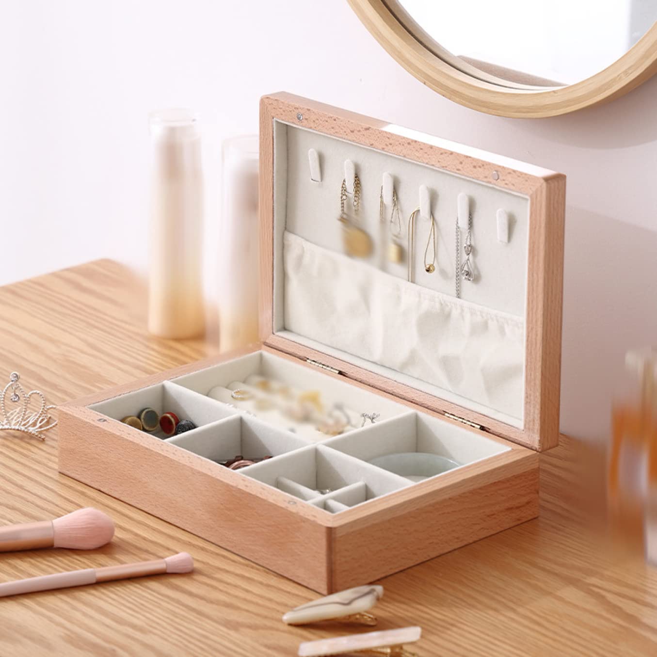 アンティークジュエリーボックス PETITEAU アクセサリーケース Amazon｜[FOQW] アクセサリーケース アンティーク a ボックス