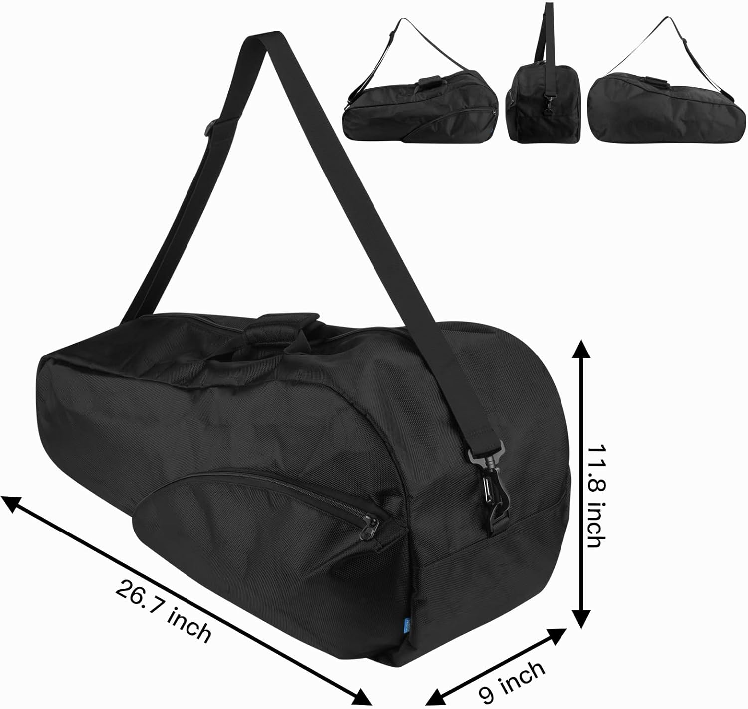 Xxerciz 3 Racquet Tennis Bag, Lightweight Tennis Bags for Women and Men to Hold Racket, Tennis Racquet Cover Bag with Adjustable Shoulder Strap for Tennis Players - Image 2