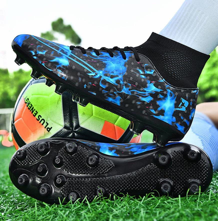 Hm Vicyy Voetbalschoenen Unisex-Volwassen Hoge Top Spike Voetbalschoenen Competitie Professionele Voetbalschoenen Sneakers Outdoor Atletiek Sport Training Schoenen Voor Heren/Vrouwen Jeugd - Image 5