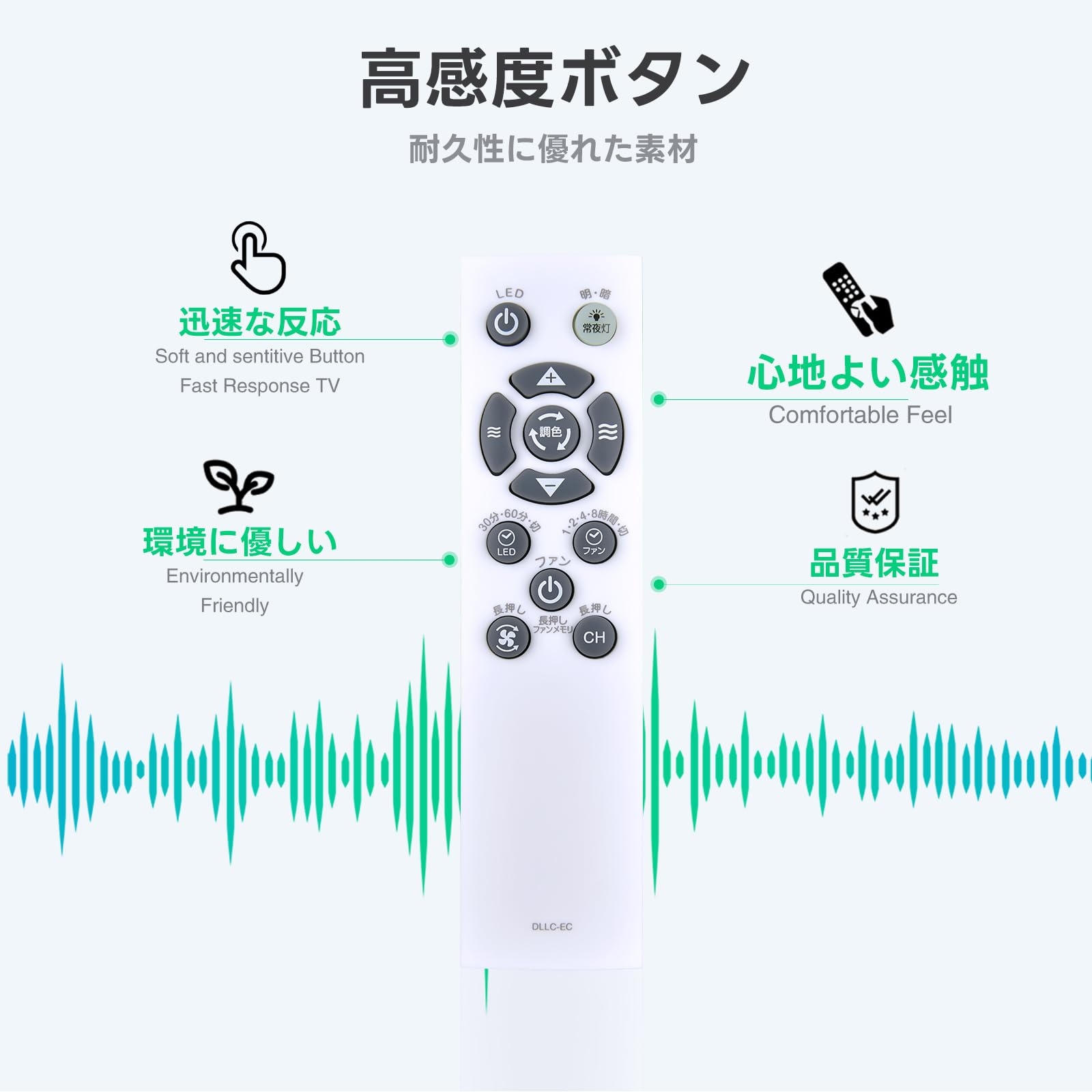 Amazon | シーリングファンリモコン DLLC-EC for Luminous LED