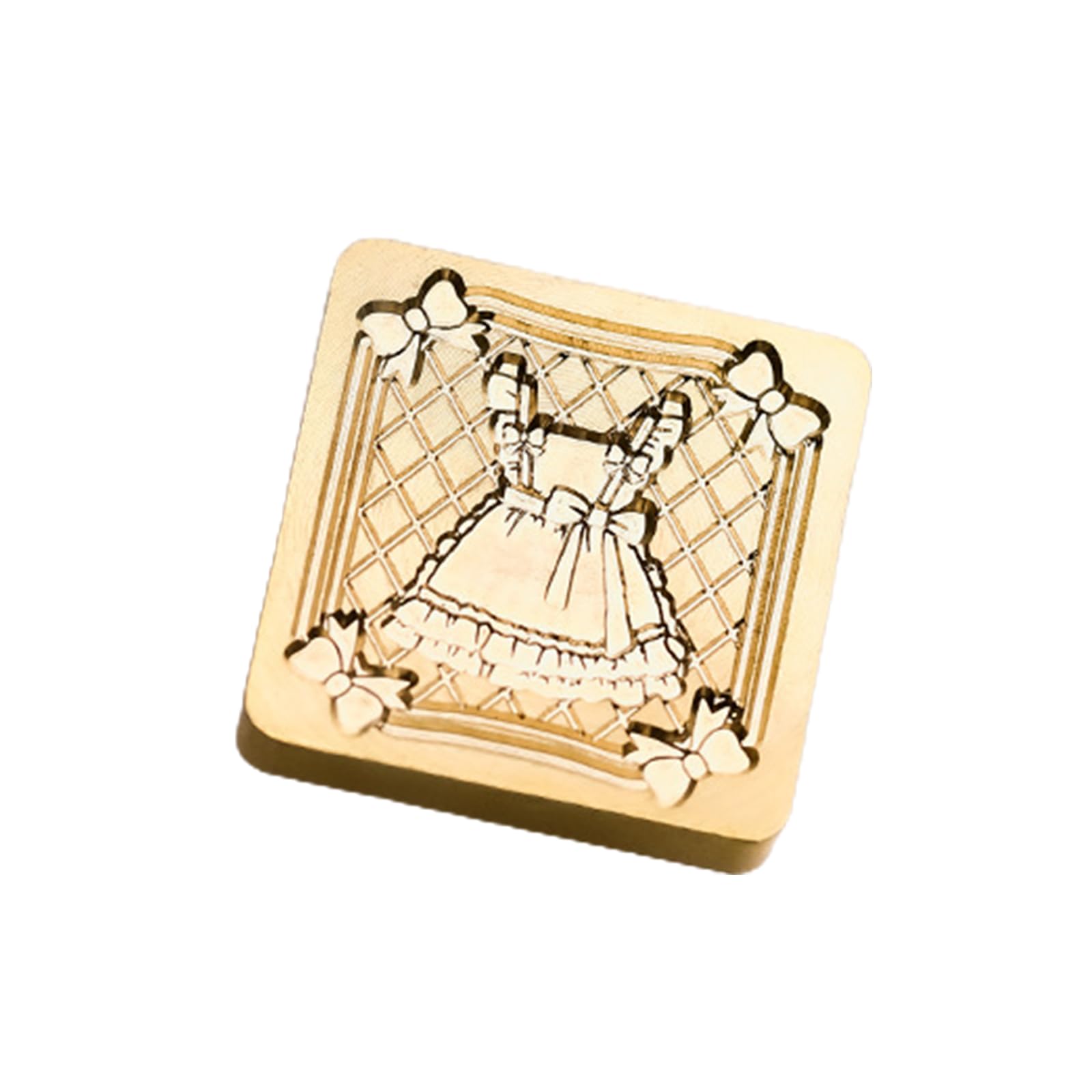 Tsophreniq Decorating Stamp Lacquer Holiday Sealing Seal Design Embossing Wedding Wax Stamper Card Replacement Brass Wax Seal Stamp Head