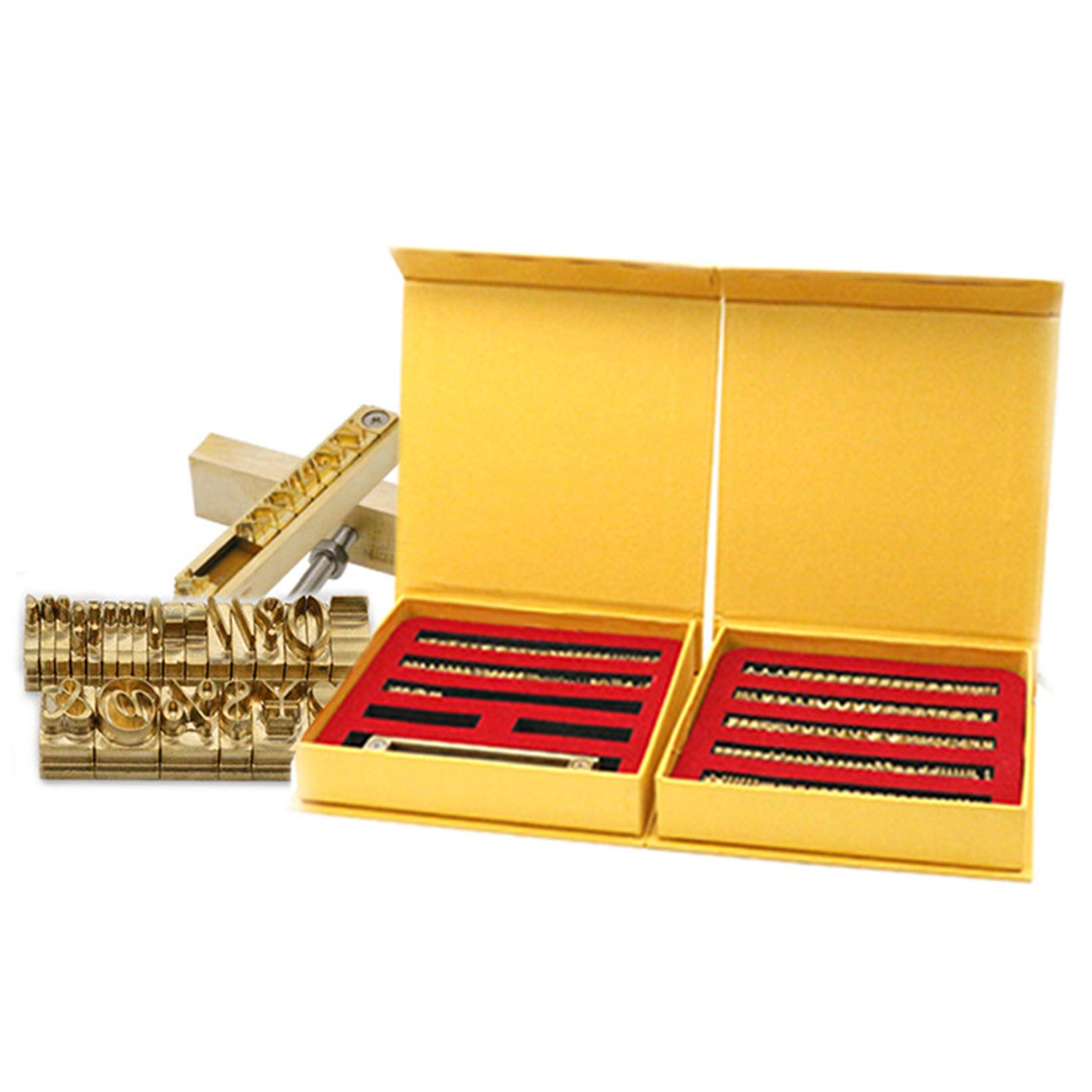 Macchina di goffratrice T Lettere Etichetta Bronzing Machine Bollo Strumento per la Carta in Legno Carta in Legno Alfabeto Numero Timbro,Ultimate Version,J6