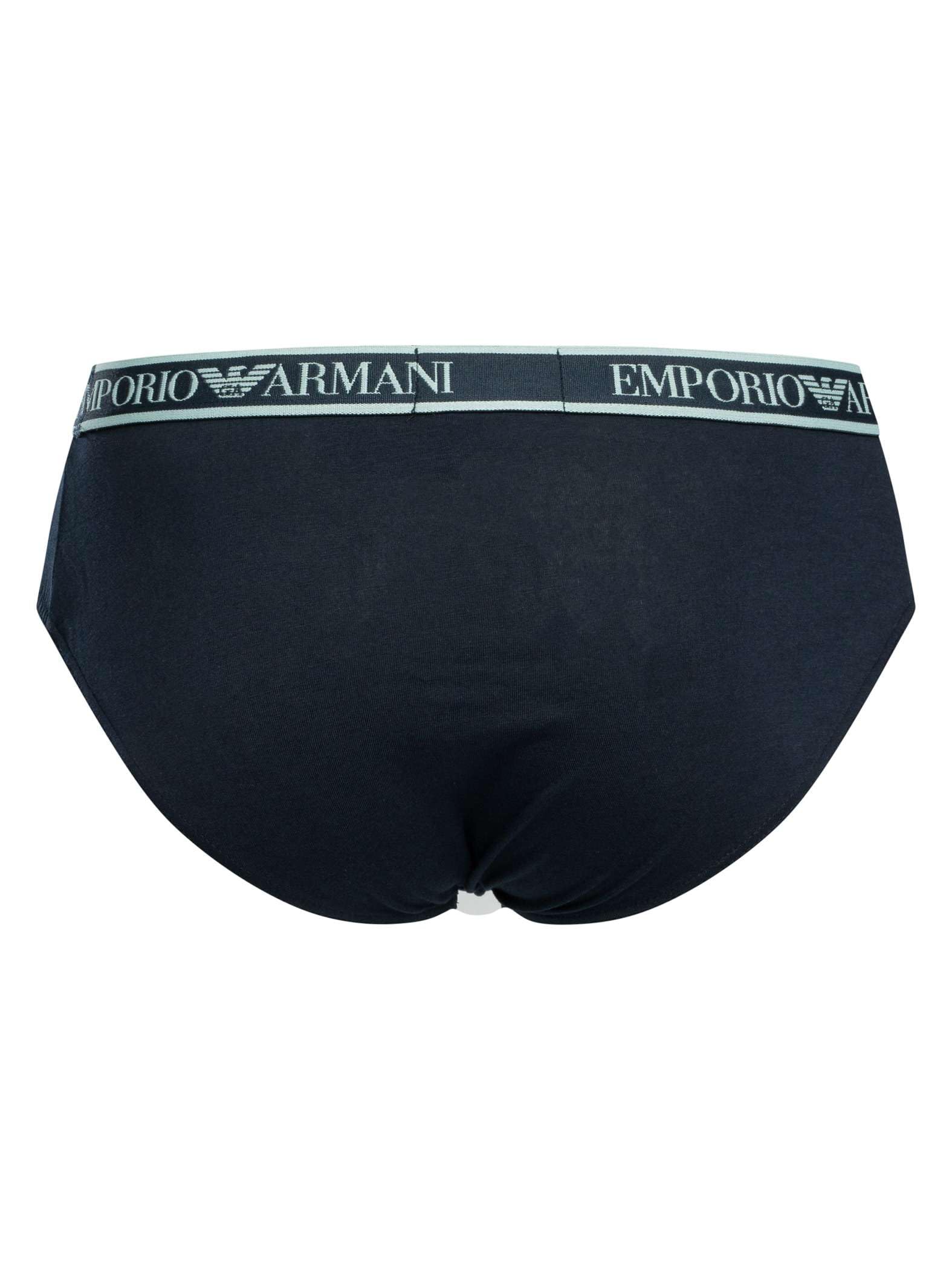 EMPORIO ARMANI Confezione da 3 Slip da Uomo, AR.Blu/AR.Blu/AR.Blu, XL